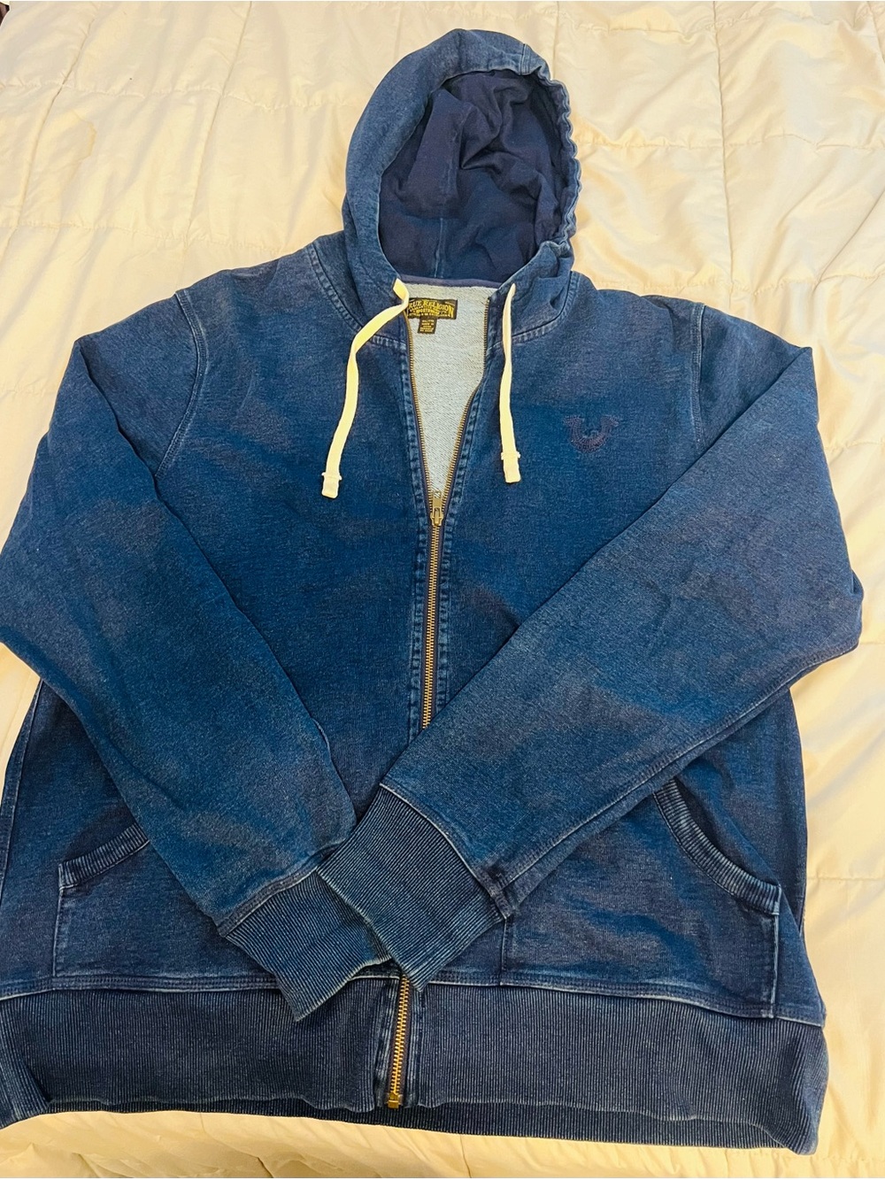 True Religion Men’s Zip Hoodie